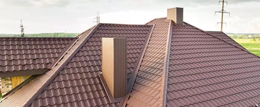 Residential Chimney Flashing Restoration in Eden, NC