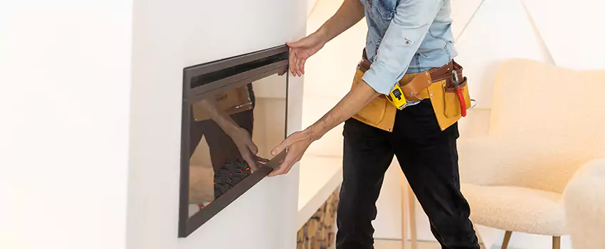 Metal Fireplace Installation in Eden, North Carolina