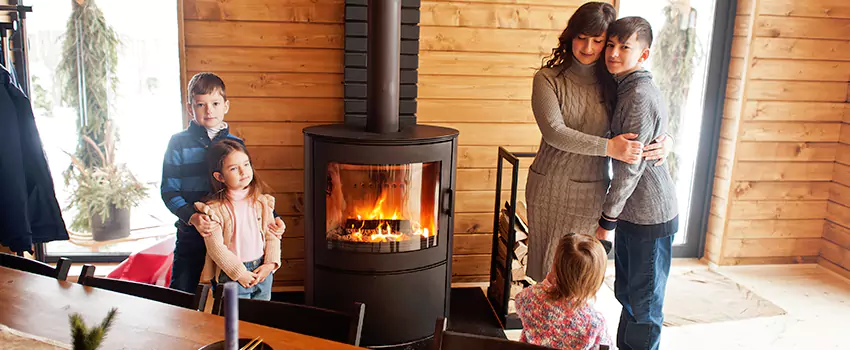 Morso Cast Iron Fireplace Insert Installation in Eden, North Carolina
