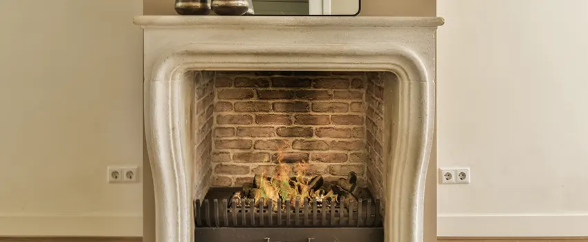 Vintage-style Fireplace Redesign in Eden, North Carolina