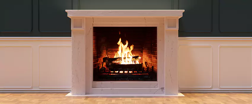 Open Flame Wood-Burning Fireplace Installation Services in Eden, North Carolina