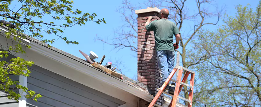 Vinyl and PVC Chimney Flashing Installation in Eden, NC