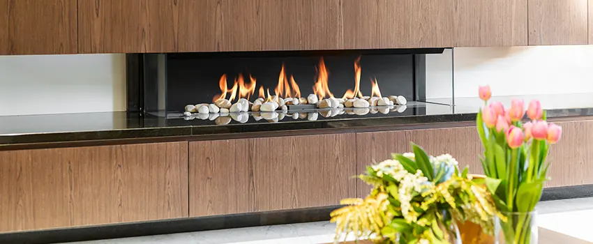 Double-height Fireplace Design Refurbishment in Eden, North Carolina