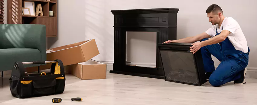 Old Rusted Metal Fireplace Repair And Replacement in Eden, NC