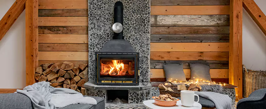 Thelin Hearth Products Direct Vent Gas Stove Fireplace Inspection in Eden, North Carolina